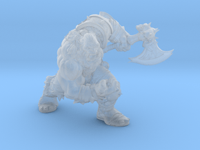 Gromnor Warrior in Clear Ultra Fine Detail Plastic