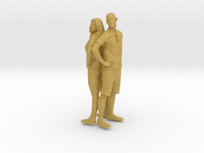 Printle S Couple 162 - 1/48 - wob in Tan Fine Detail Plastic