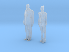 Printle S Couple 184 - 1/48 - wob in Clear Ultra Fine Detail Plastic
