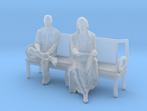 Printle S Couple 207 - 1/48 - wob in Clear Ultra Fine Detail Plastic