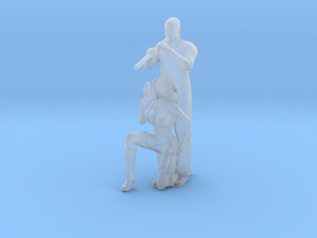Printle S Couple 209 - 1/48 - wob in Clear Ultra Fine Detail Plastic