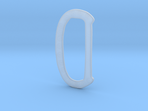 Ring-and-Dot Punched Buckle from Crimplesham in Clear Ultra Fine Detail Plastic