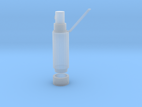 Press alcohol pen in Clear Ultra Fine Detail Plastic