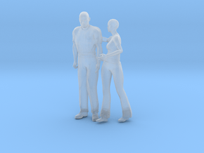 Printle S Couple 233 - 1/48 - wob in Clear Ultra Fine Detail Plastic