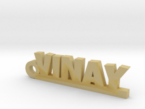 VINAY_keychain_Lucky in Tan Fine Detail Plastic