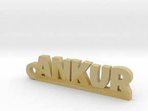 ANKUR_keychain_Lucky in Tan Fine Detail Plastic