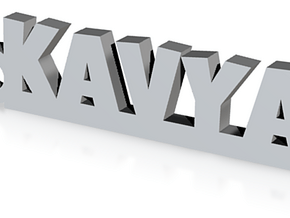 KAVYA_keychain_Lucky in Clear Ultra Fine Detail Plastic