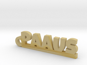 PAAUS_keychain_Lucky in Tan Fine Detail Plastic