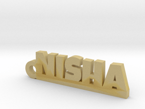 NISHA_keychain_Lucky in Tan Fine Detail Plastic