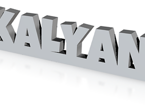 KALYANI_keychain_Lucky in Clear Ultra Fine Detail Plastic