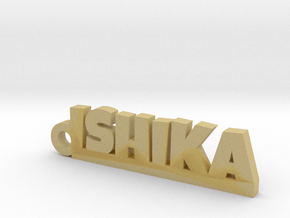 ISHIKA_keychain_Lucky in Tan Fine Detail Plastic