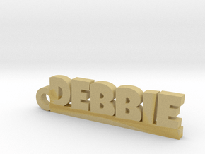 DEBBIE_keychain_Lucky in Tan Fine Detail Plastic