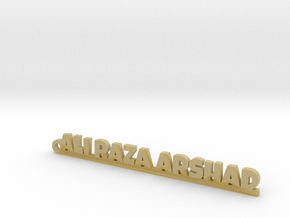 ALI RAZA ARSHAD_keychain_Lucky in Tan Fine Detail Plastic