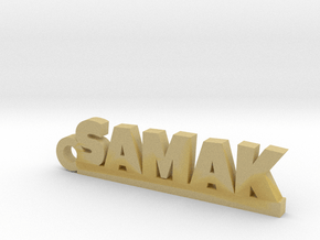 SAMAK_keychain_Lucky in Tan Fine Detail Plastic