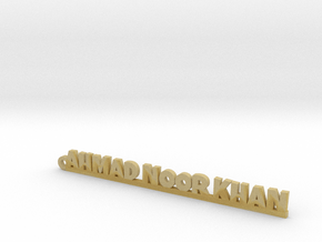 AHMAD NOOR KHAN_keychain_Lucky in Tan Fine Detail Plastic