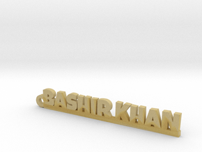 BASHIR KHAN_keychain_Lucky in Tan Fine Detail Plastic