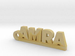 AMRA_keychain_Lucky in Tan Fine Detail Plastic