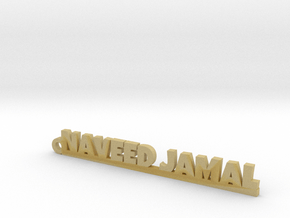NAVEED JAMAL_keychain_Lucky in Tan Fine Detail Plastic