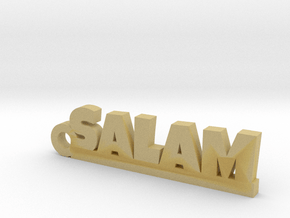 SALAM_keychain_Lucky in Tan Fine Detail Plastic