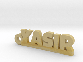 YASIR_keychain_Lucky in Tan Fine Detail Plastic