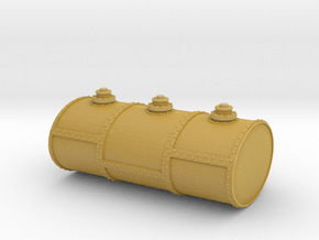 S Scale Three Cell Fuel Tank in Tan Fine Detail Plastic