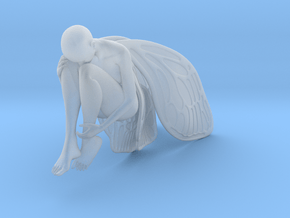 Resting Fairy in Clear Ultra Fine Detail Plastic
