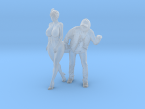 Printle S Couple 277 - 1/48 - wob in Clear Ultra Fine Detail Plastic