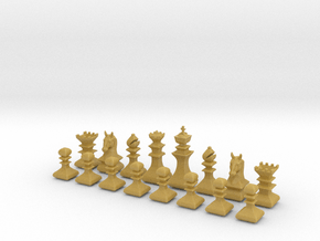 May Chess Set in Tan Fine Detail Plastic
