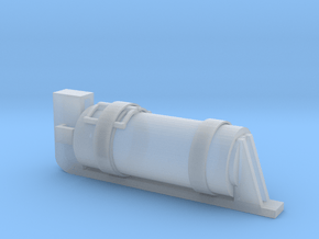 1-35 soporte y extintor in Clear Ultra Fine Detail Plastic