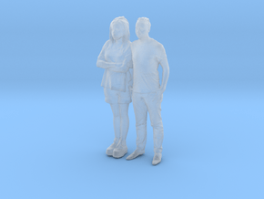 Printle C Couple 529 - 1/87 - wob in Clear Ultra Fine Detail Plastic