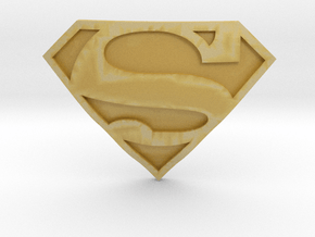 Superman Symbol | CCBS Range in Tan Fine Detail Plastic