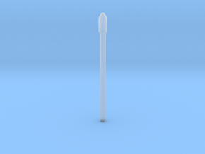 Falcon 9 (No Landing Legs/Grid Fins) - 1:400 in Clear Ultra Fine Detail Plastic