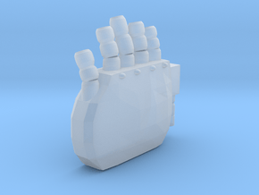 Right Hand in Clear Ultra Fine Detail Plastic