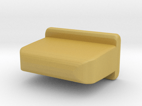 Unimog directional light blanker in Tan Fine Detail Plastic