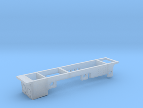 Sharp 0-4-2 chassis in Clear Ultra Fine Detail Plastic