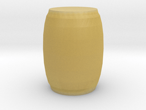 Barrel in Tan Fine Detail Plastic