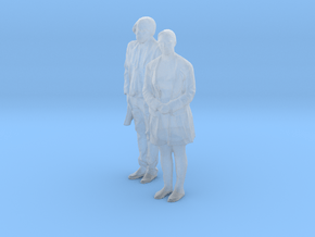 Printle C Couple 566 - 1/87 - wob in Clear Ultra Fine Detail Plastic