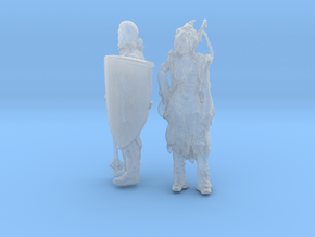 Printle HV Couple 588 - 1/87 - wob in Clear Ultra Fine Detail Plastic