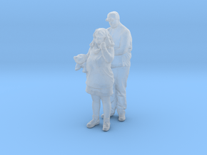 Printle C Couple 589 - 1/87 - wob in Clear Ultra Fine Detail Plastic