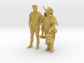 Printle CV Couple 594 - 1/87 - wob in Tan Fine Detail Plastic