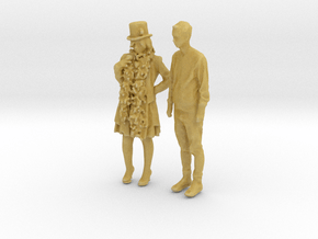 Printle CV Couple 595 - 1/87 - wob in Tan Fine Detail Plastic