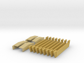 O Scale Battery Box 3 Rail Mod v1 in Tan Fine Detail Plastic