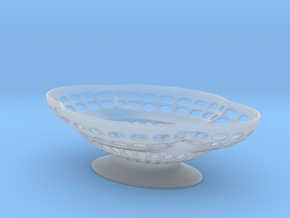 Soap Dish in Clear Ultra Fine Detail Plastic