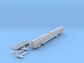 89 Foot Rail Whale N Scale in Clear Ultra Fine Detail Plastic