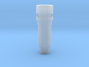 Modular nozzle +0mm in Clear Ultra Fine Detail Plastic