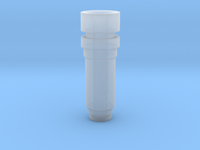Modular nozzle -1mm in Clear Ultra Fine Detail Plastic