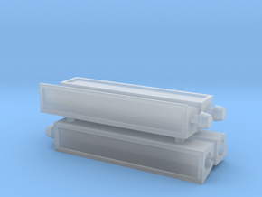 4 x Beleuchtungskasten für Haltestellen Wien in Clear Ultra Fine Detail Plastic