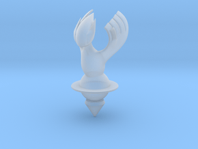 Lugia Chess Piece in Clear Ultra Fine Detail Plastic