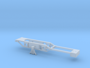 HO LIRR Rapid Transit Engine Chassis in Clear Ultra Fine Detail Plastic