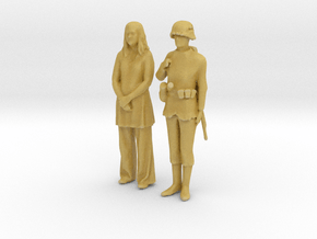 Printle CH Couple 650 - 1/87 - wob in Tan Fine Detail Plastic